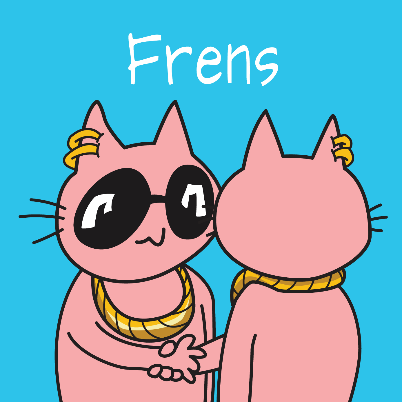 YoCat shakes freinds hand